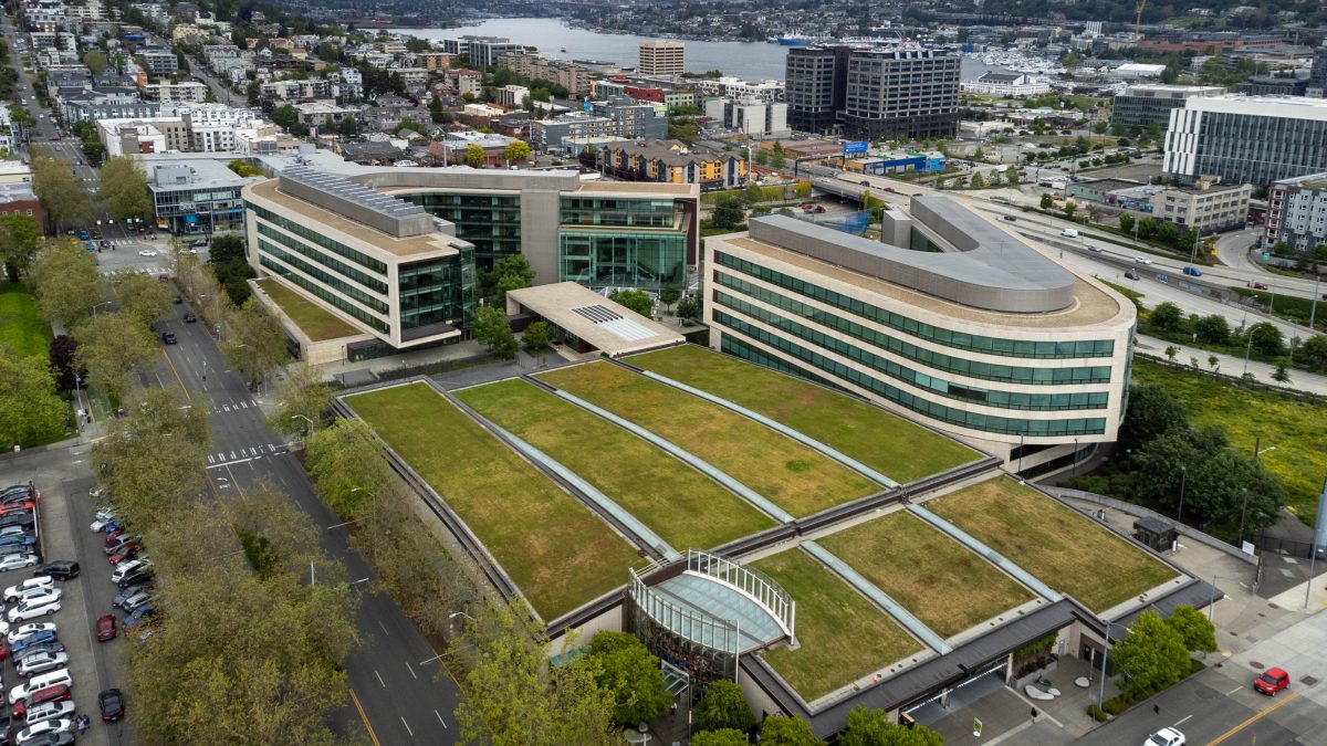 gates foundation from above