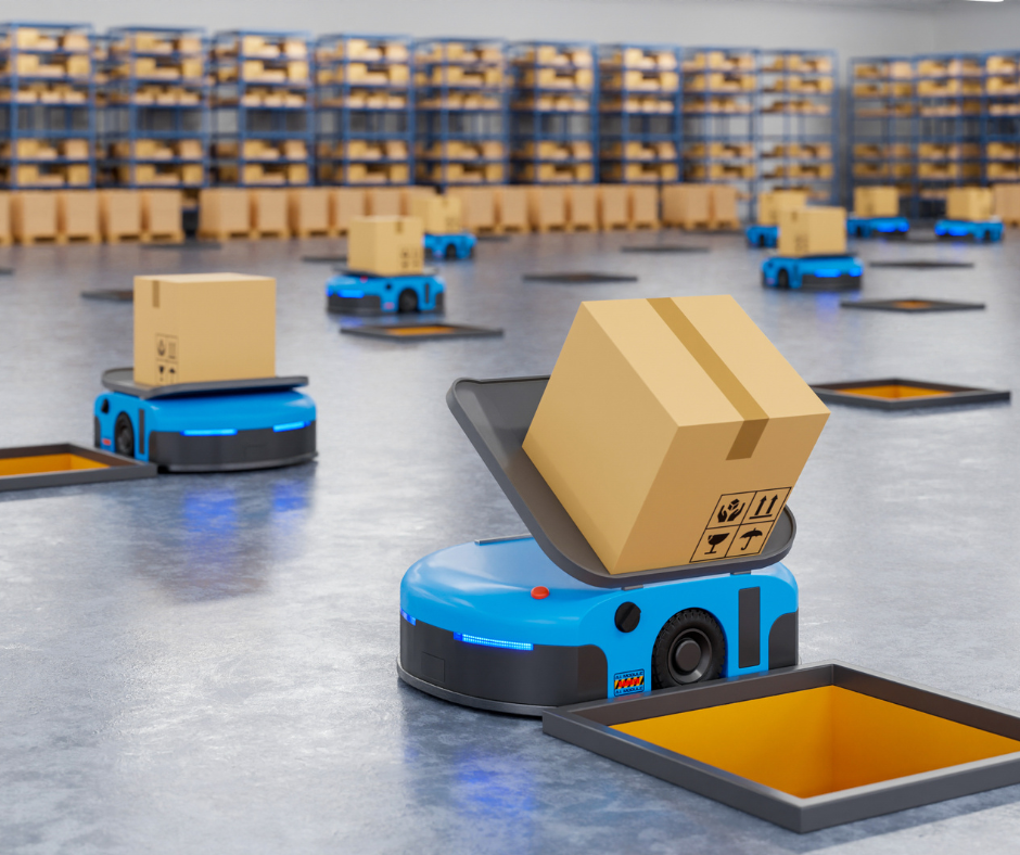 Amazon robot warehouse